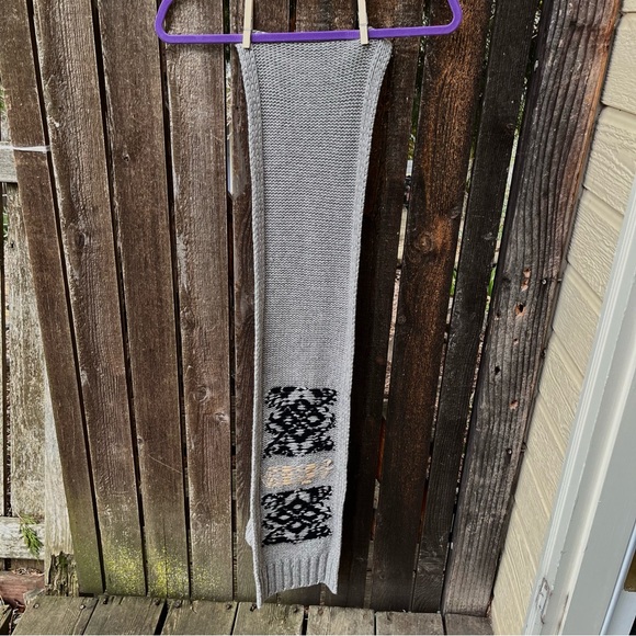 Eddie Bauer Lambswool Gray Scarf O/S - Picture 9 of 12